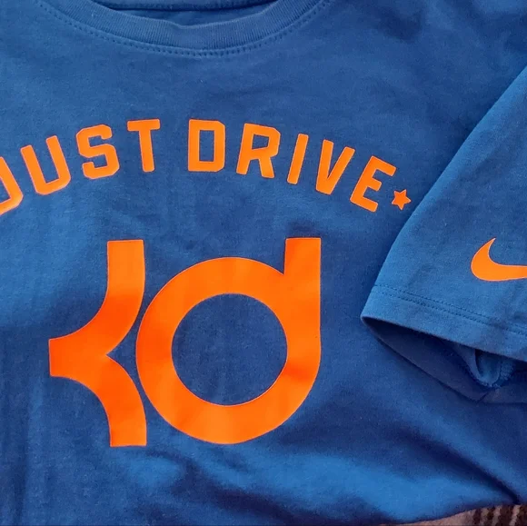 3/$25 Dri-Fit Shirt Large Boys Blue - Picture 2 of 6